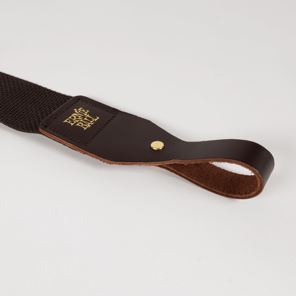 Ernie Ball Polypro Acoustic Guitar Strap - Brown