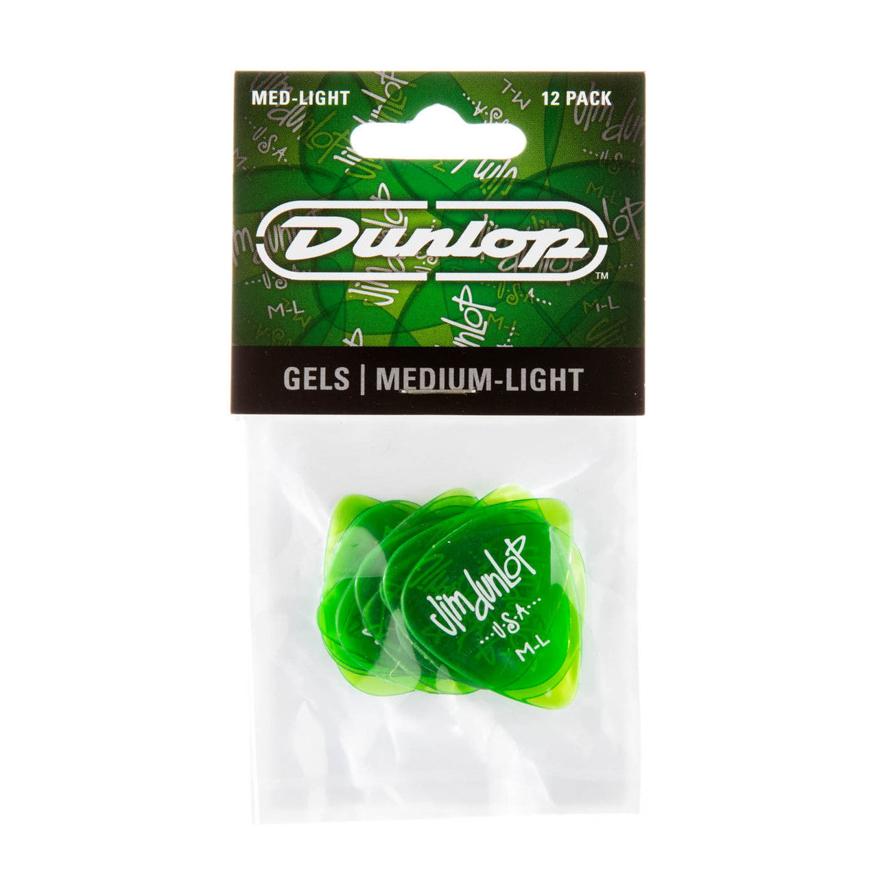 Dunlop Player's Pack | Custom Gels Medium Light | 12-Pack