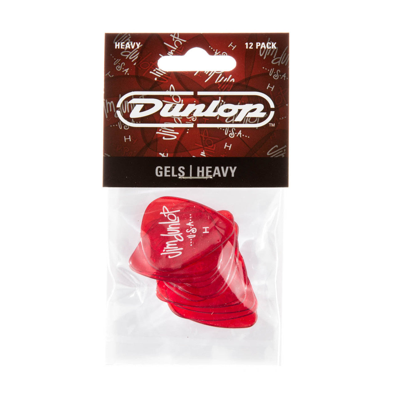 Dunlop Player's Pack | Custom Gels Heavy | 12-Pack
