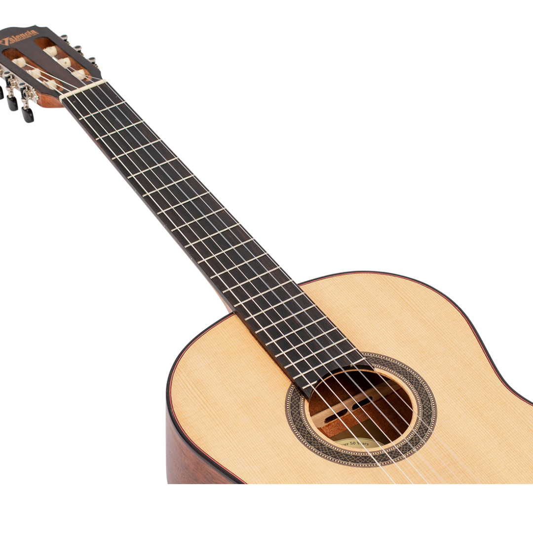 Valencia VC704L 700 Series | 4/4 Size Classical Guitar | Natural Satin | Left Handed