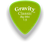 Gravity Picks Classic Big Mini 1.5mm Master Finish | Fluro Green