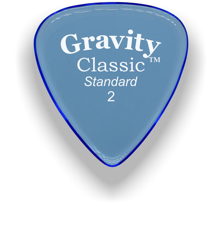 Gravity Picks Classic Standard 2mm Master Finish | Blue