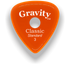 Gravity Picks Classic Standard 3mm Polished w/Round Hole | Orange