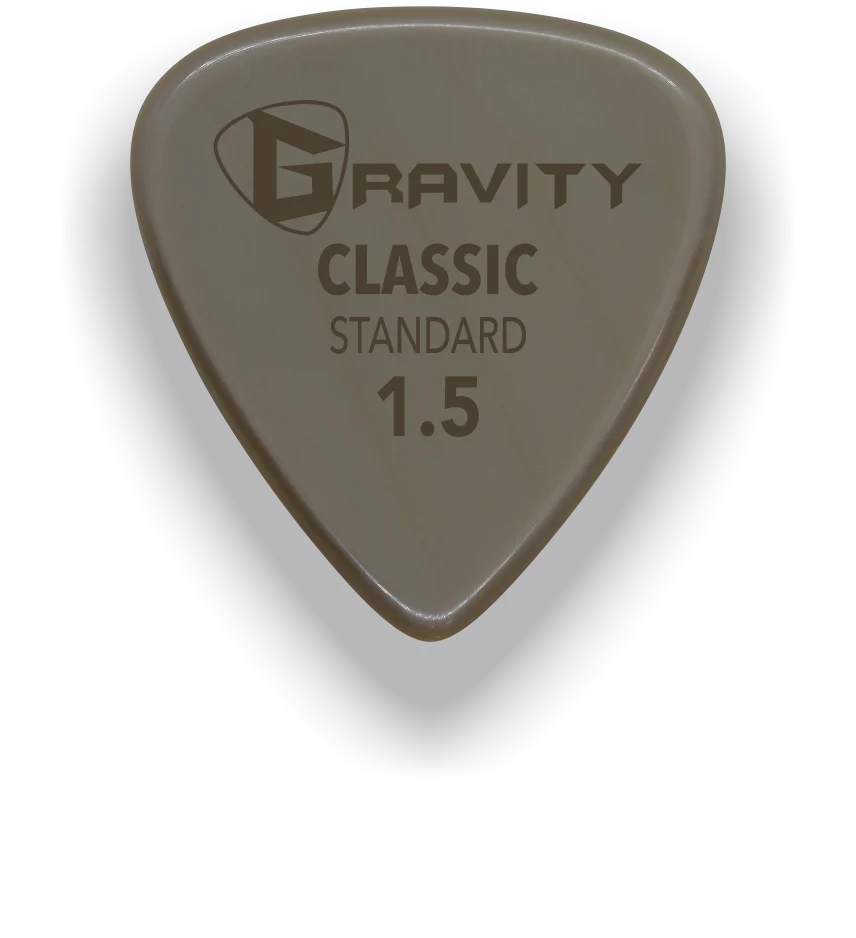 Gravity Picks Classic Gold Standard 1.5mm Polished | Tan
