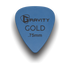 Gravity Picks GP75BL .75mm Gold Series | Blue