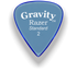 Gravity Picks Razer Standard 2mm Polished | Blue