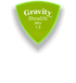 Gravity Picks Stealth Mini 1.5mm Polished | Fluro Green