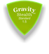 Gravity Picks Stealth Standard 1.5 mm Polished | Fluro Green