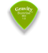 Gravity Picks Sunrise Mini 1.5mm Polished | Fluro Green