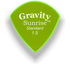 Gravity Picks Sunrise Standard 1.5 mm Polished | Fluro Green