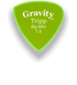 Gravity Picks Tripp Big Mini 1.5mm Polished | Fluro Green