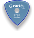 Gravity Picks Tripp Standard 2mm Polished w/Round Grip Hole | Blue