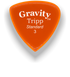 Gravity Picks Tripp Standard 3mm Polished | Orange