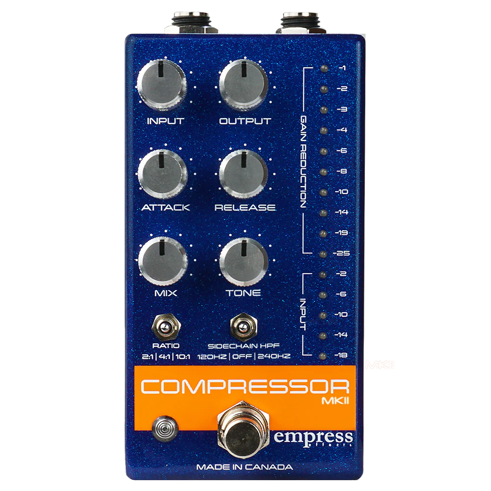 Empress Effects | Compressor Bass | Blue