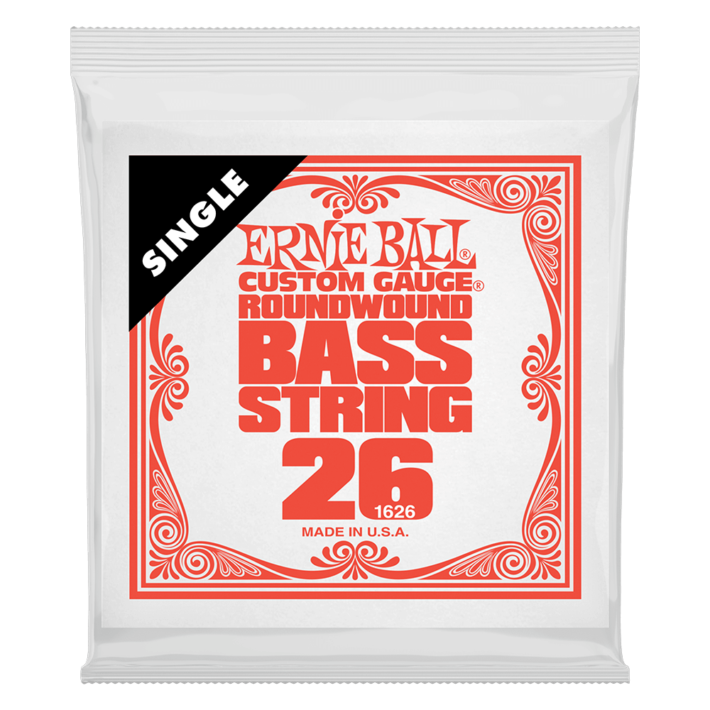 Ernie Ball P01626 Nickel Wound Roundwound Electric Bass String .026