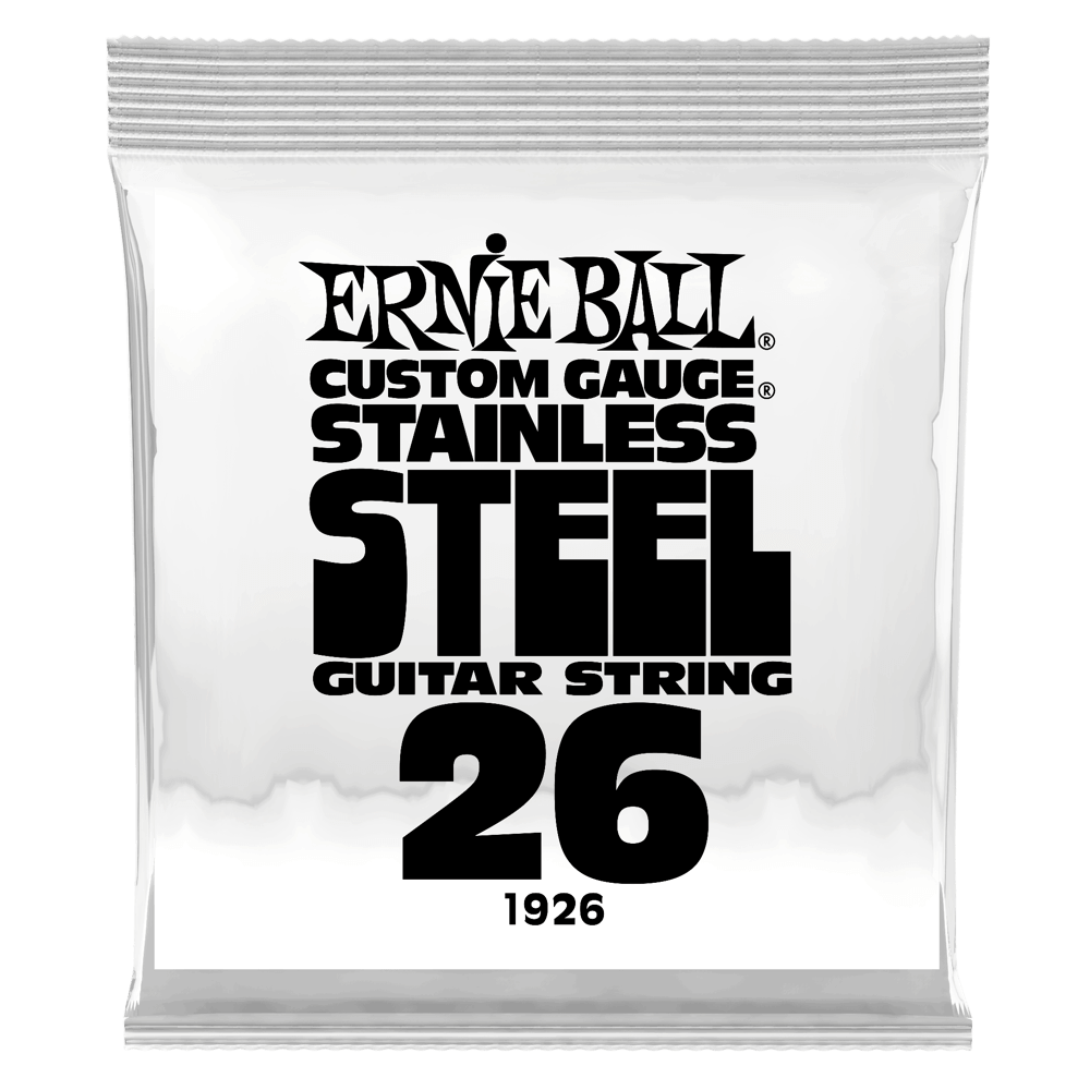 .026 Stainless Steel Wound Electric Guitar Strings 6 Pack