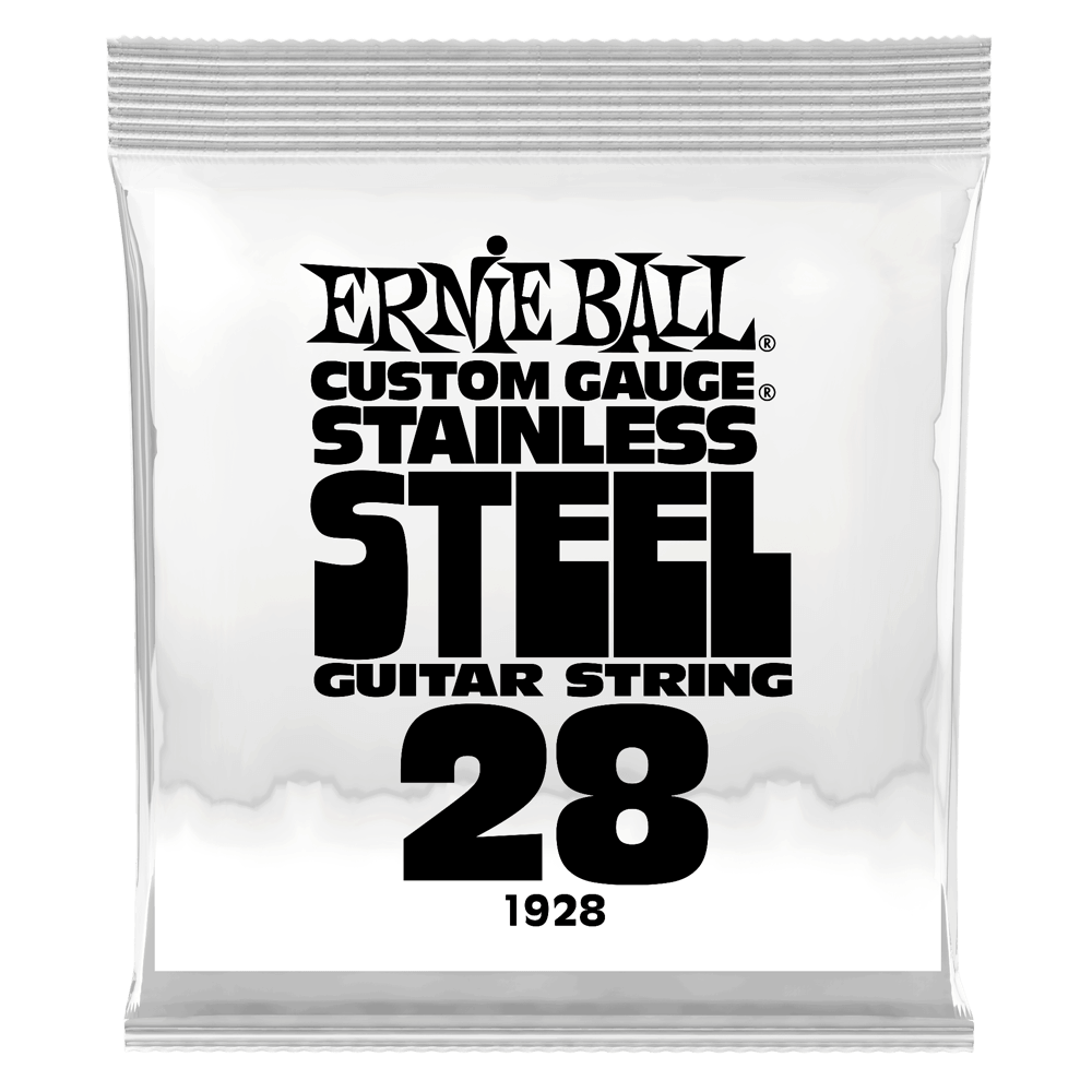 .028 Stainless Steel Wound Electric Guitar Strings 6 Pack
