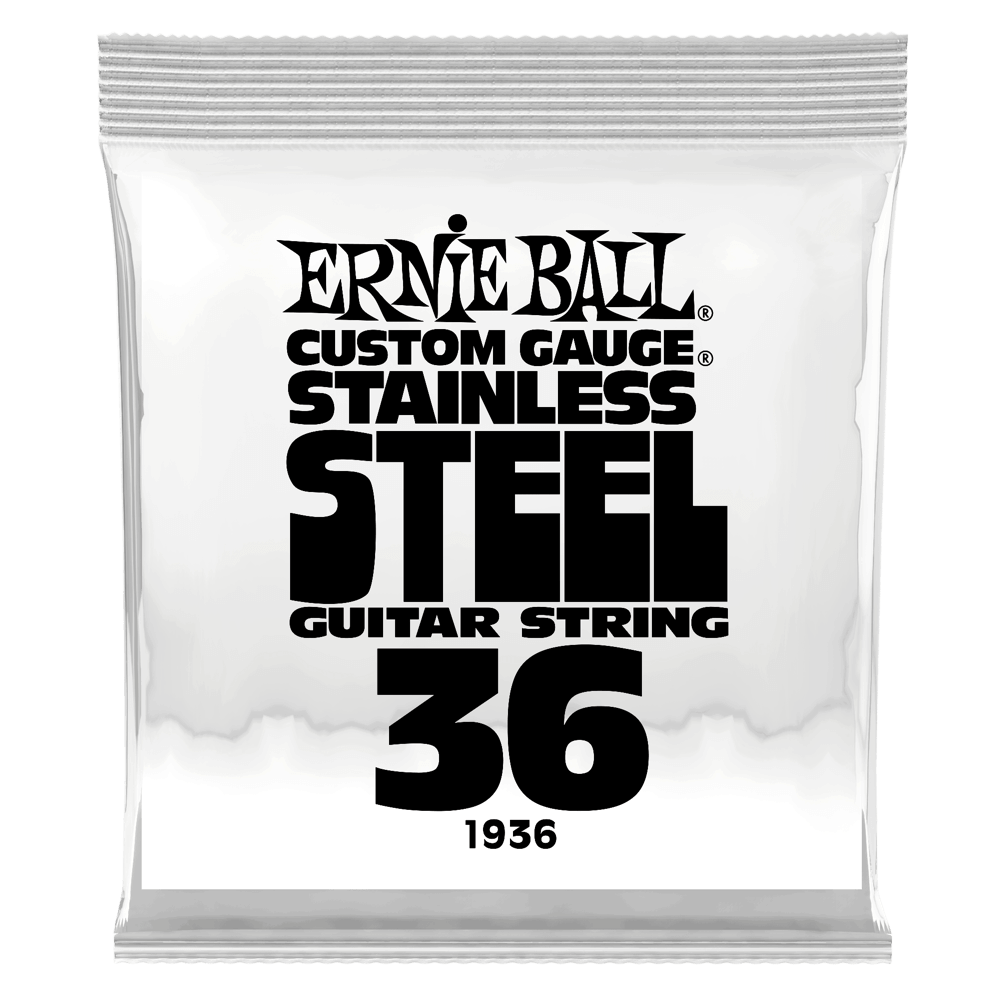 .036 Stainless Steel Wound Electric Guitar Strings 6 Pack