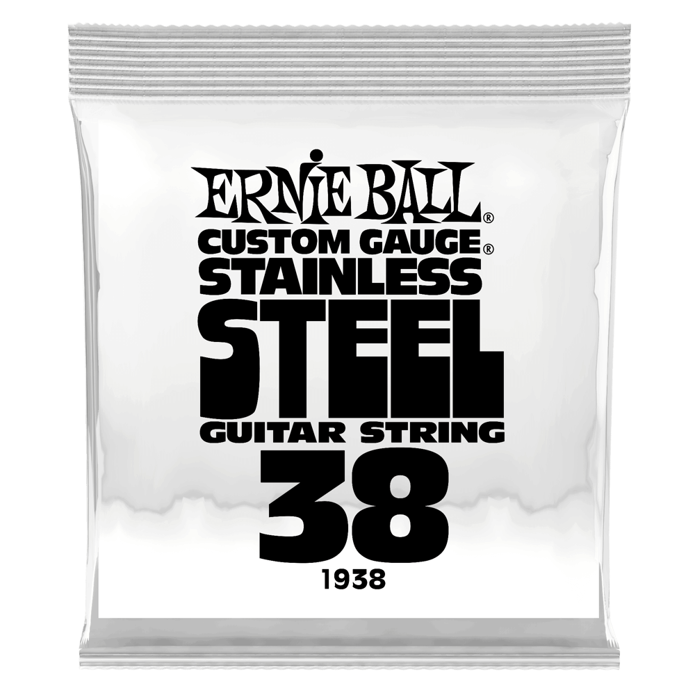 .038 Stainless Steel Wound Electric Guitar Strings 6 Pack