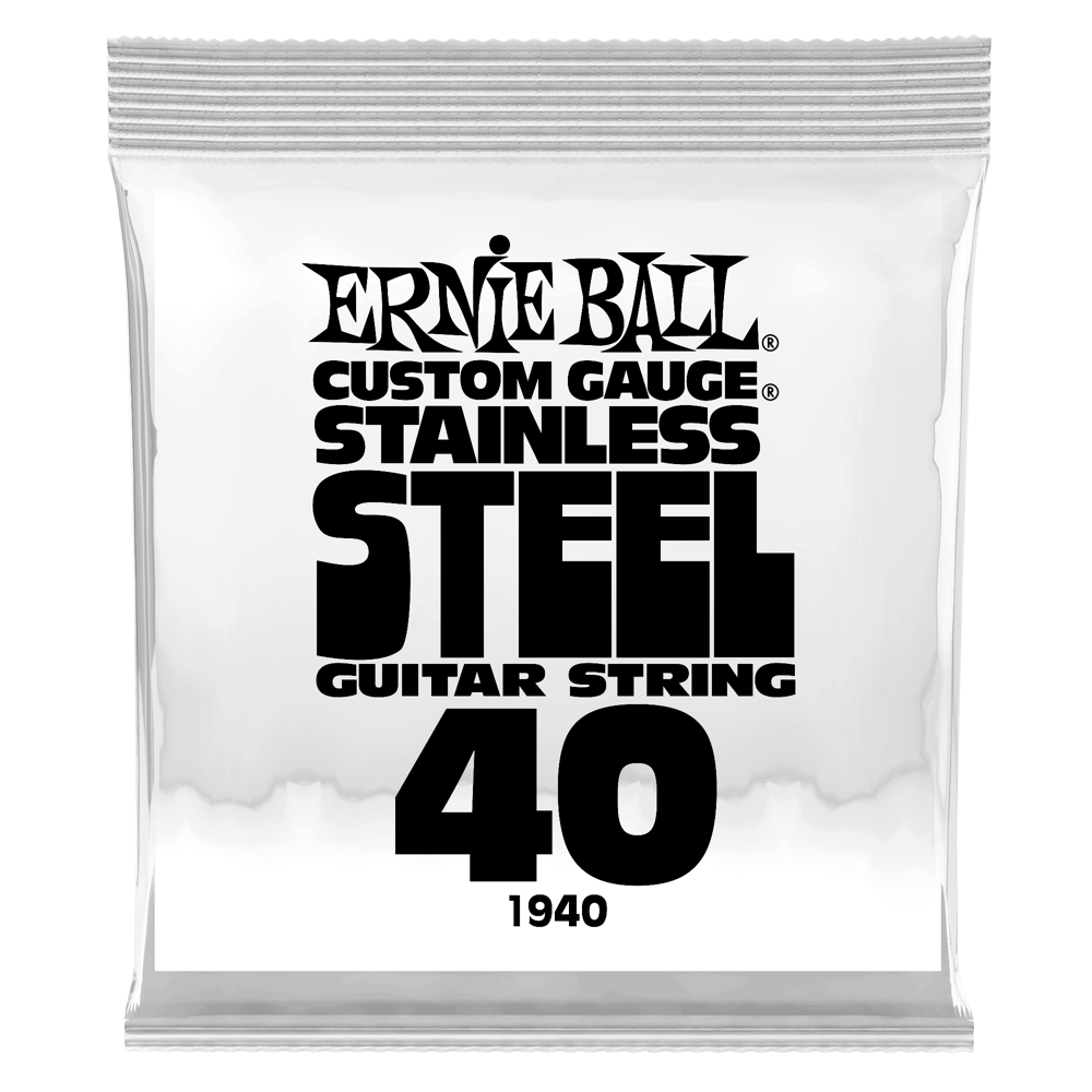 .040 Stainless Steel Wound Electric Guitar Strings 6 Pack