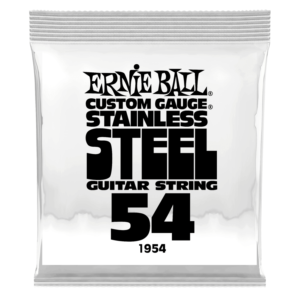 .054 Stainless Steel Wound Electric Guitar Strings 6 Pack