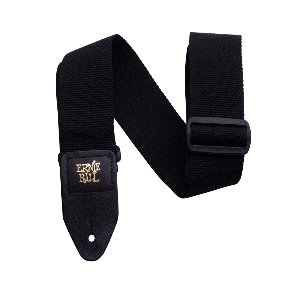 Ernie Ball P04037 Polypro Guitar Strap/Bass Strap | Black