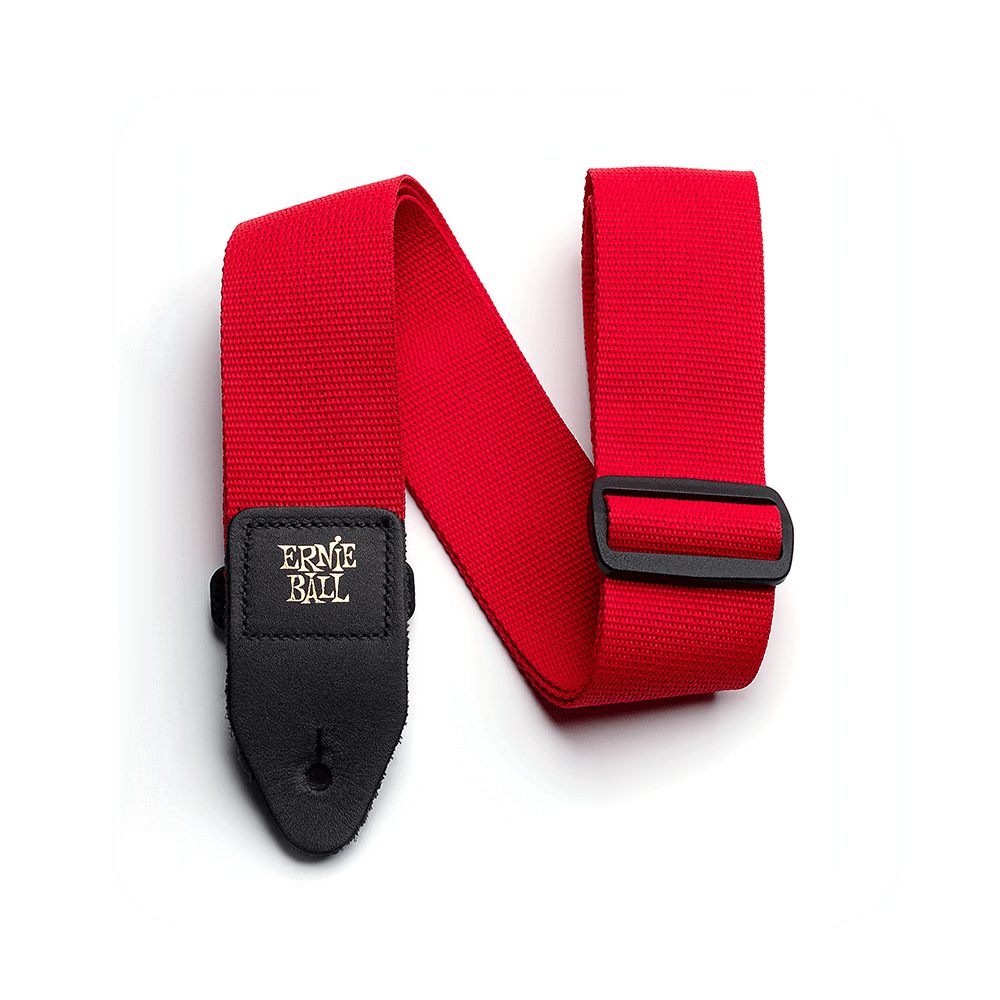 Ernie Ball P04040 Polypro Guitar Strap/Bass Strap | Red