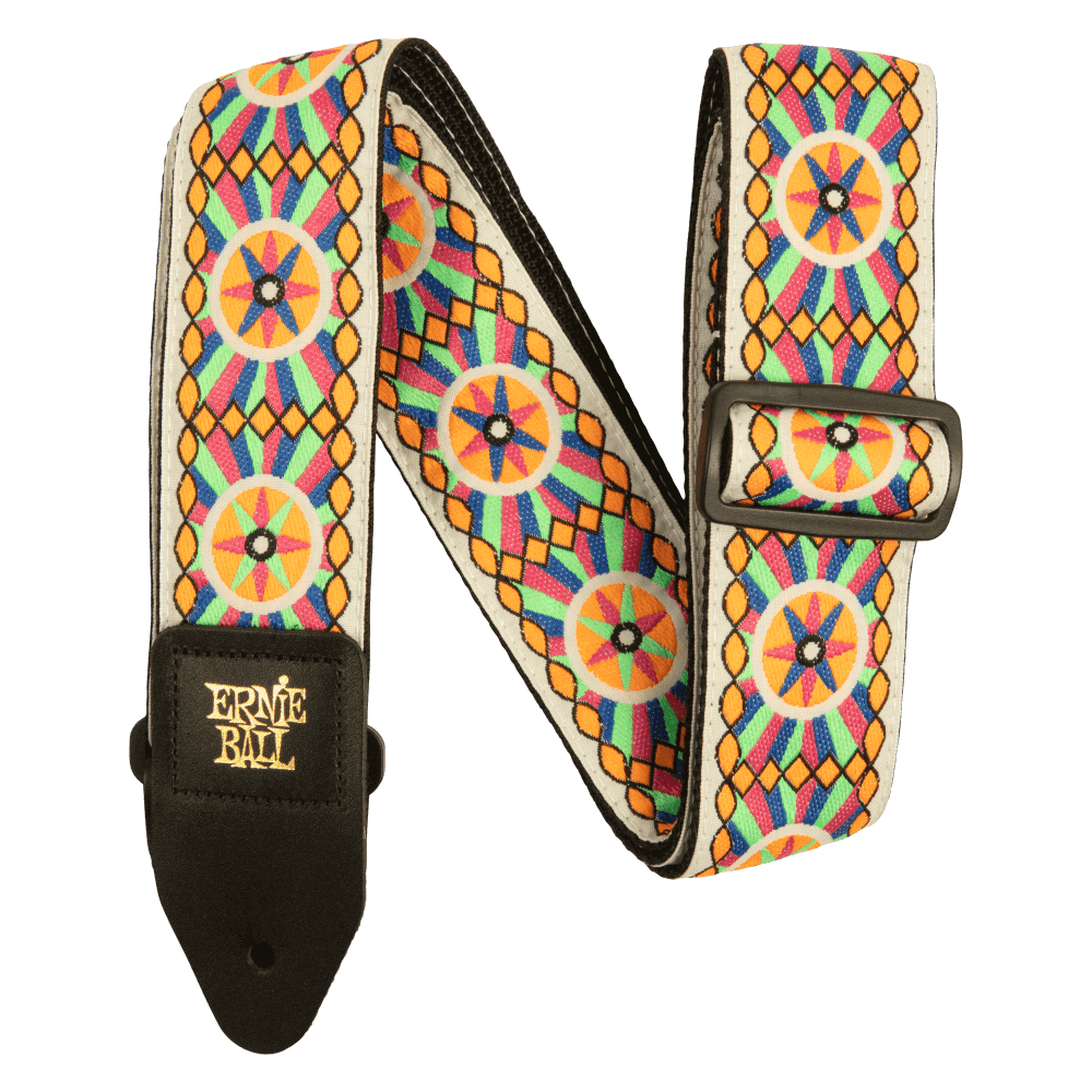 Ernie Ball P05338 Classic Jacquard Guitar Strap/Bass Strap | Candy Sun