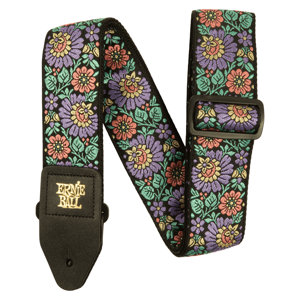 Ernie Ball P05340 Classic Jacquard Guitar Strap/Bass Strap | Evening Bloom