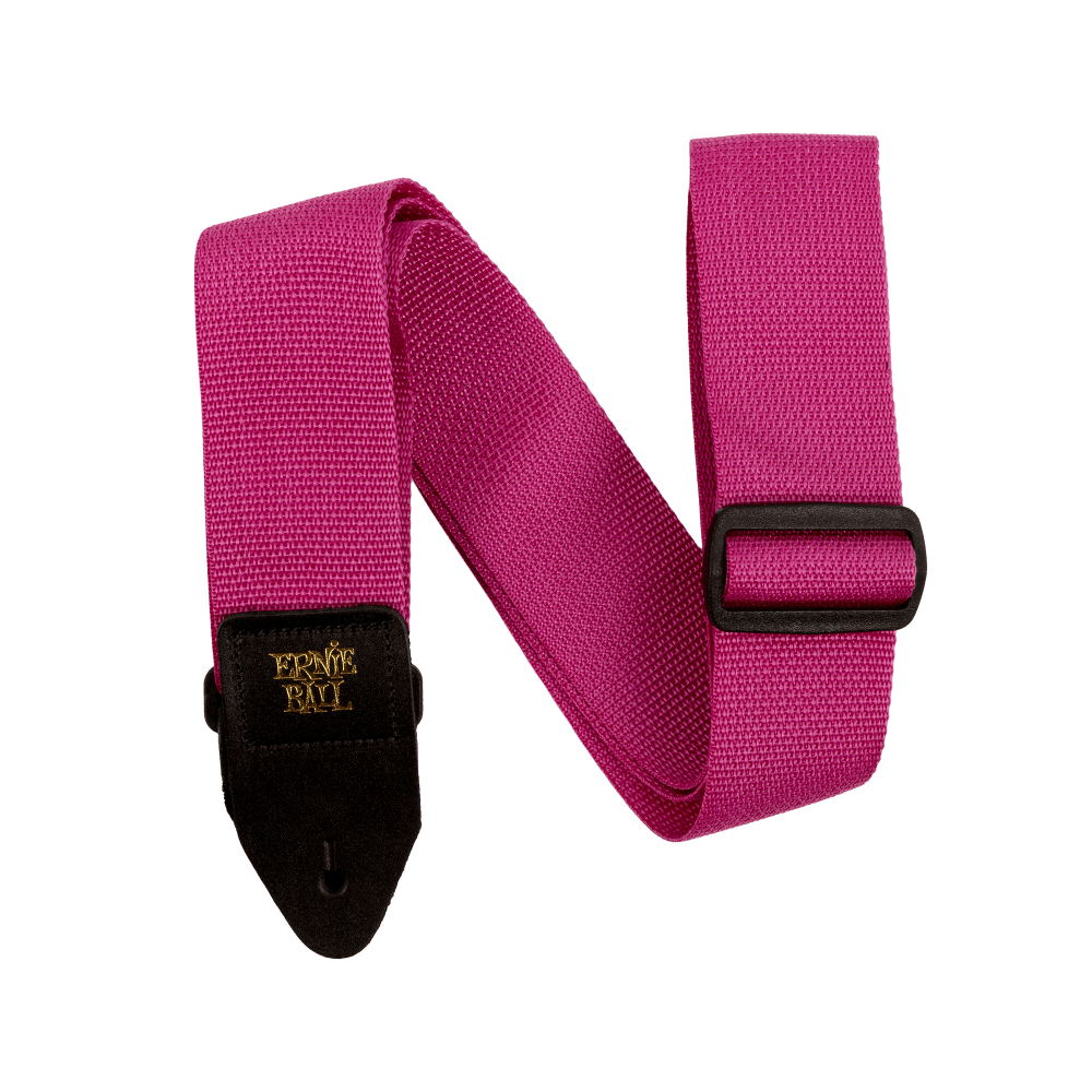 Ernie Ball P05355 Polypro Guitar Strap | Raspberry