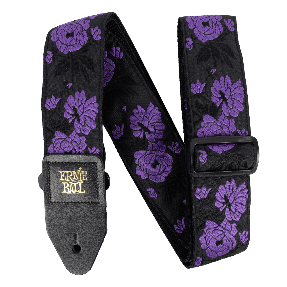 Ernie Ball P05359 Jacquard Guitar Strap/Bass Strap | Lavender Rose