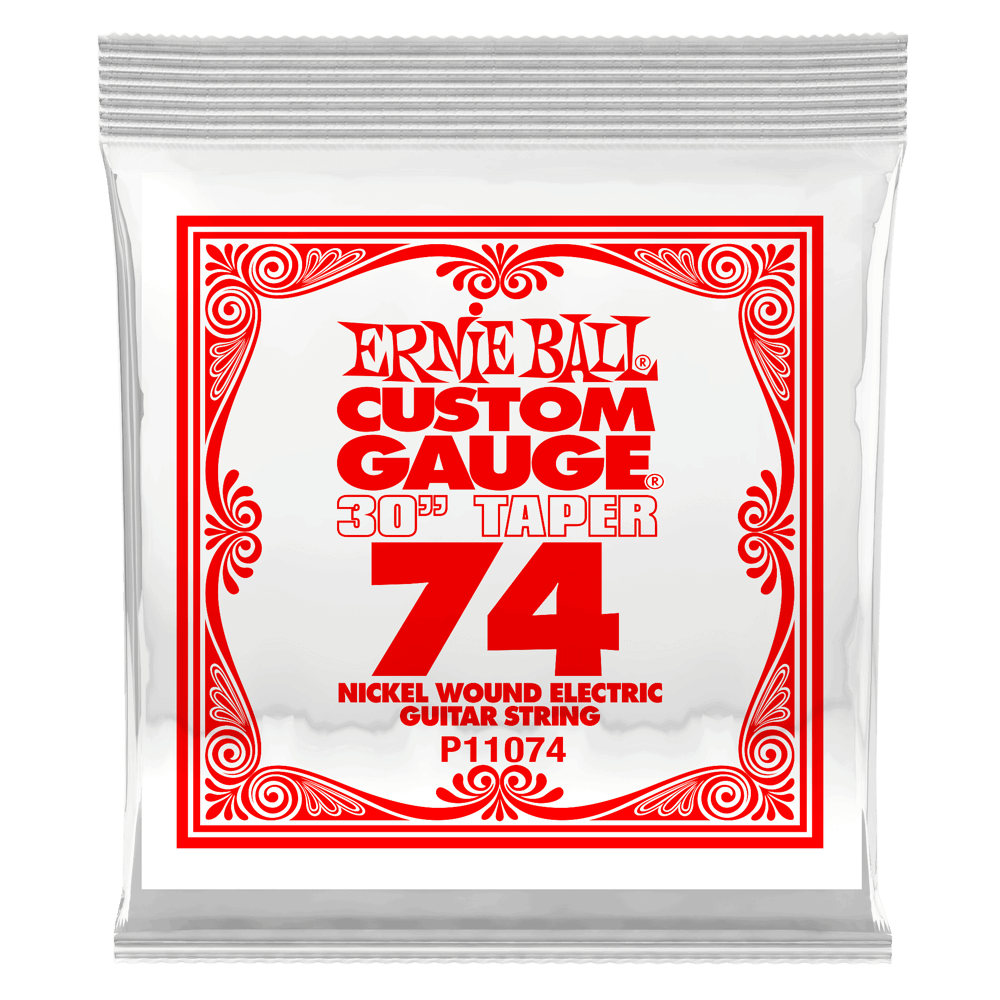 Ernie Ball .074 Extra Long Nickel Wound Electric Guitar Strings 3 pack