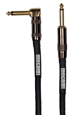 Mogami 20ft Platinum Guitar Cable Straight to Right Angle