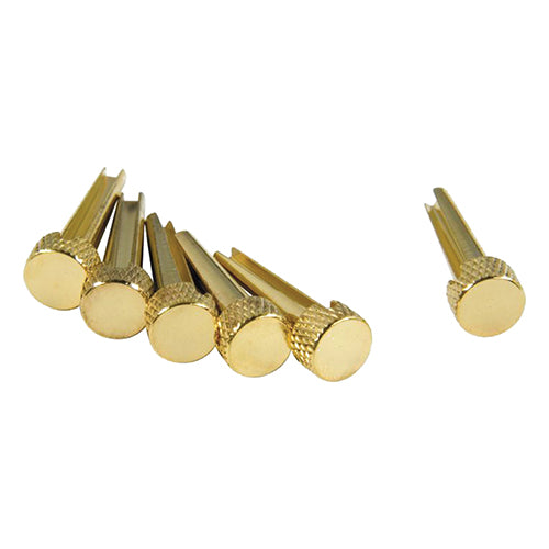 D'Andrea Tone Pins Solid Brass Flat | Set of 6
