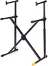 Hercules KS210B EZLOCK Double Tier X-Keyboard Stand