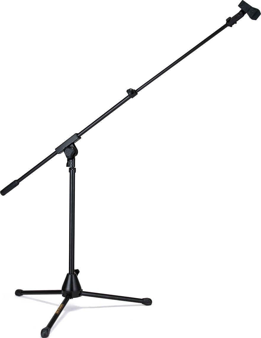 Hercules MS540B Low Profile Tripod Microphone Stand w/Boom & Mic Clip