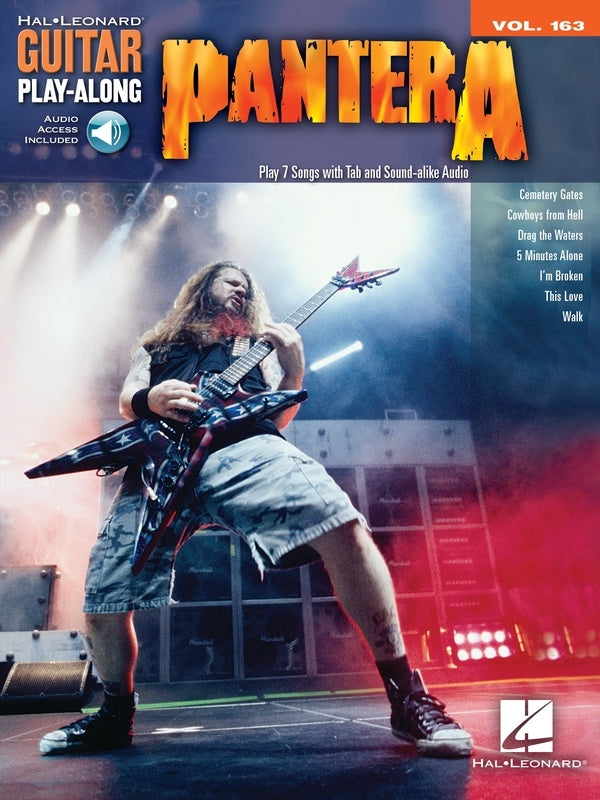 Hal Leonard Guitar Play-Along Vol. 163 Pantera