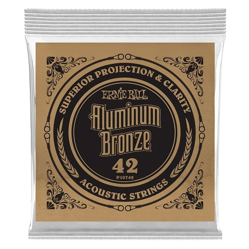 ERNIE BALL ALUMINUM BRONZE - SINGLE - .42