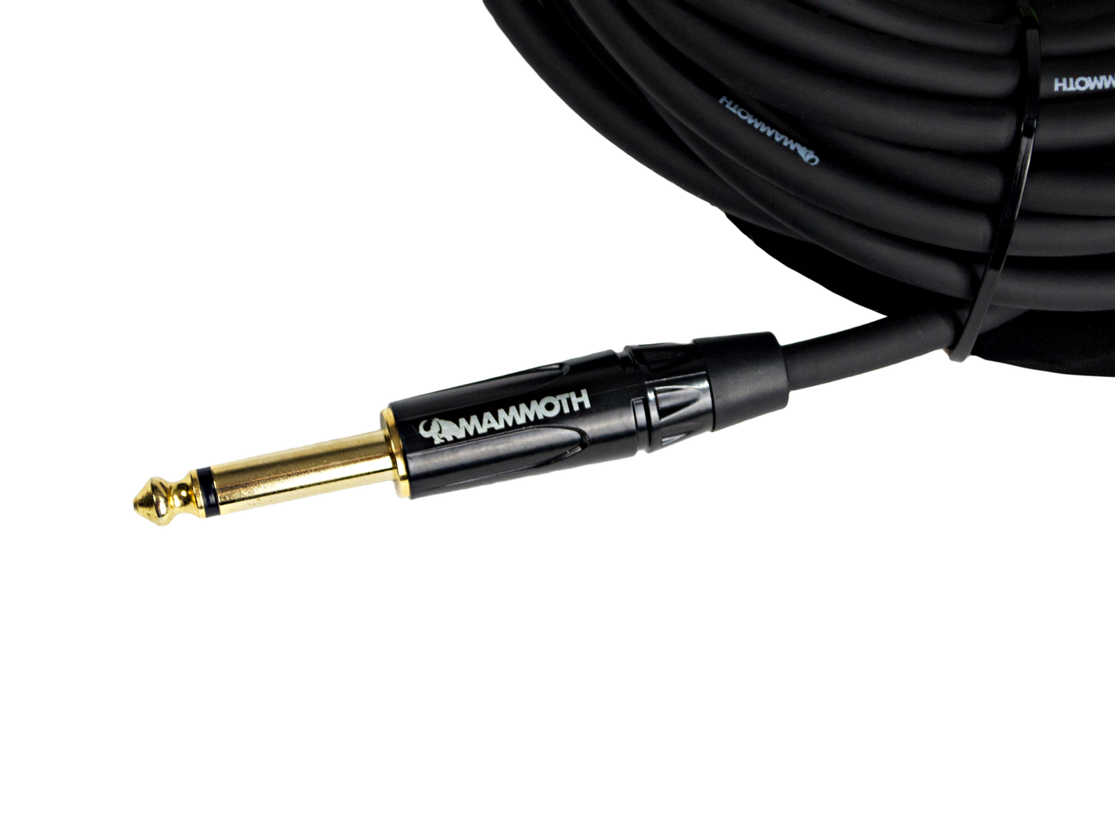 Mammoth Lines G10R 10ft Instrument Cable Straight Jack to Right Angle.