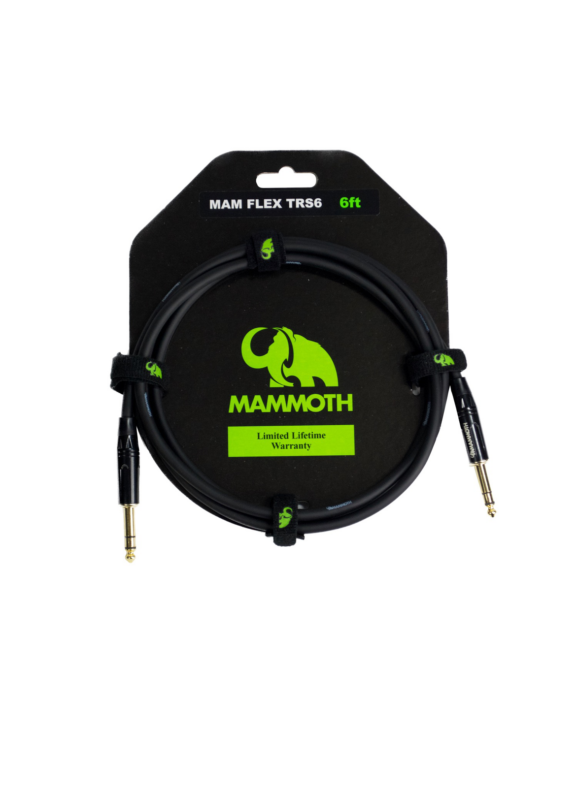 Mammoth Flex TRS6 6ft Audio cable TRS Jack to TRS Jack