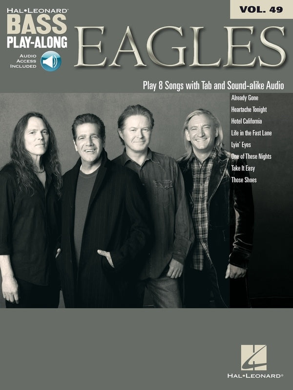 Eagles Bass Play Along Bk/Cd V49