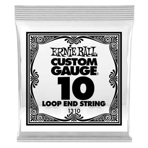 Ernie Ball .010 Loop End Stainless Steel Plain Banjo Or Mandolin Guitar String Single