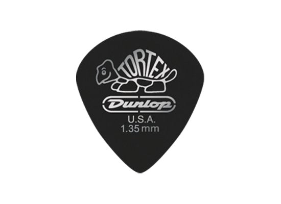 Dunlop Tortex® Pitch Black Jazz III Pick 1.35mm