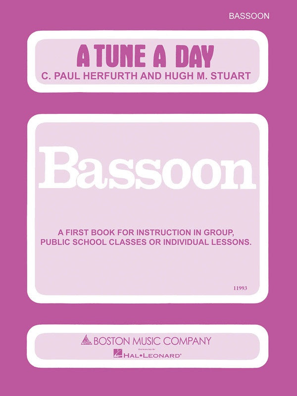 A TUNE A DAY BASSOON BK 1