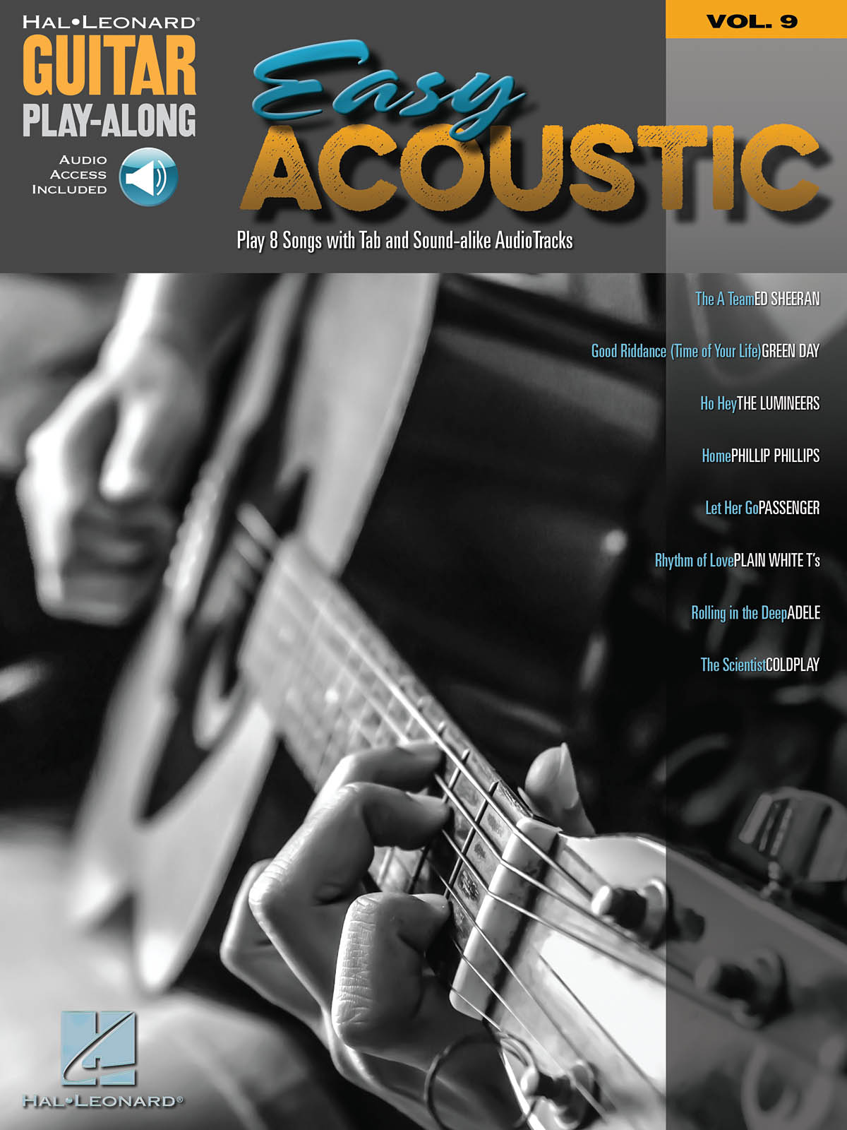 Hal Leonard Guitar Play-Along Vol. 9 Easy Acoustic Songs
