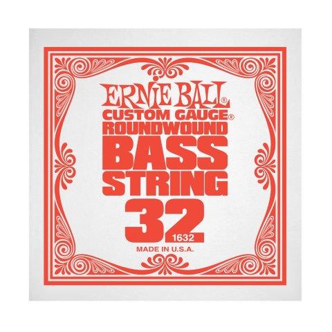 Ernie Ball P01632 Nickel Wound Roundwound Electric Bass String .032