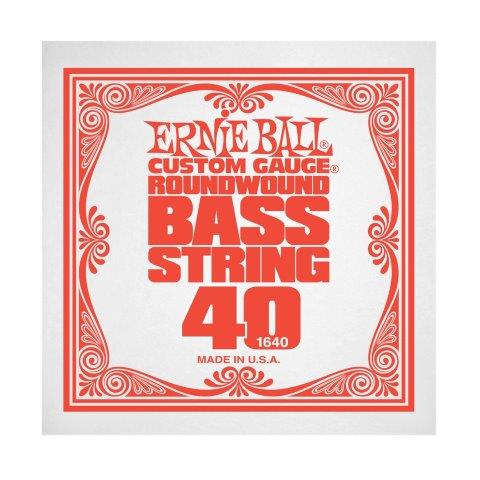 Ernie Ball P0165040 Nickel Wound Roundwound Electric Bass String .040
