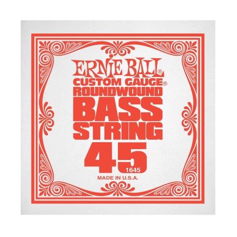 Ernie Ball P0165045 Nickel Wound Roundwound Electric Bass String .045