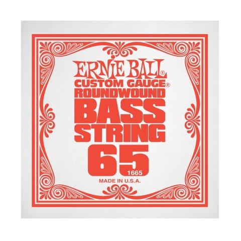 Ernie Ball P01665 Nickel Wound Roundwound Electric Bass String .065