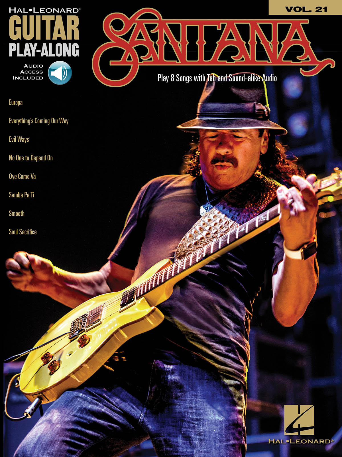Hal Leonard Guitar Play-Along Vol. 21 Santana